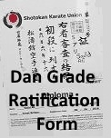 SKU DAN GRADE RATIFICATION Shotokan Karate Union 松涛館 空手連盟